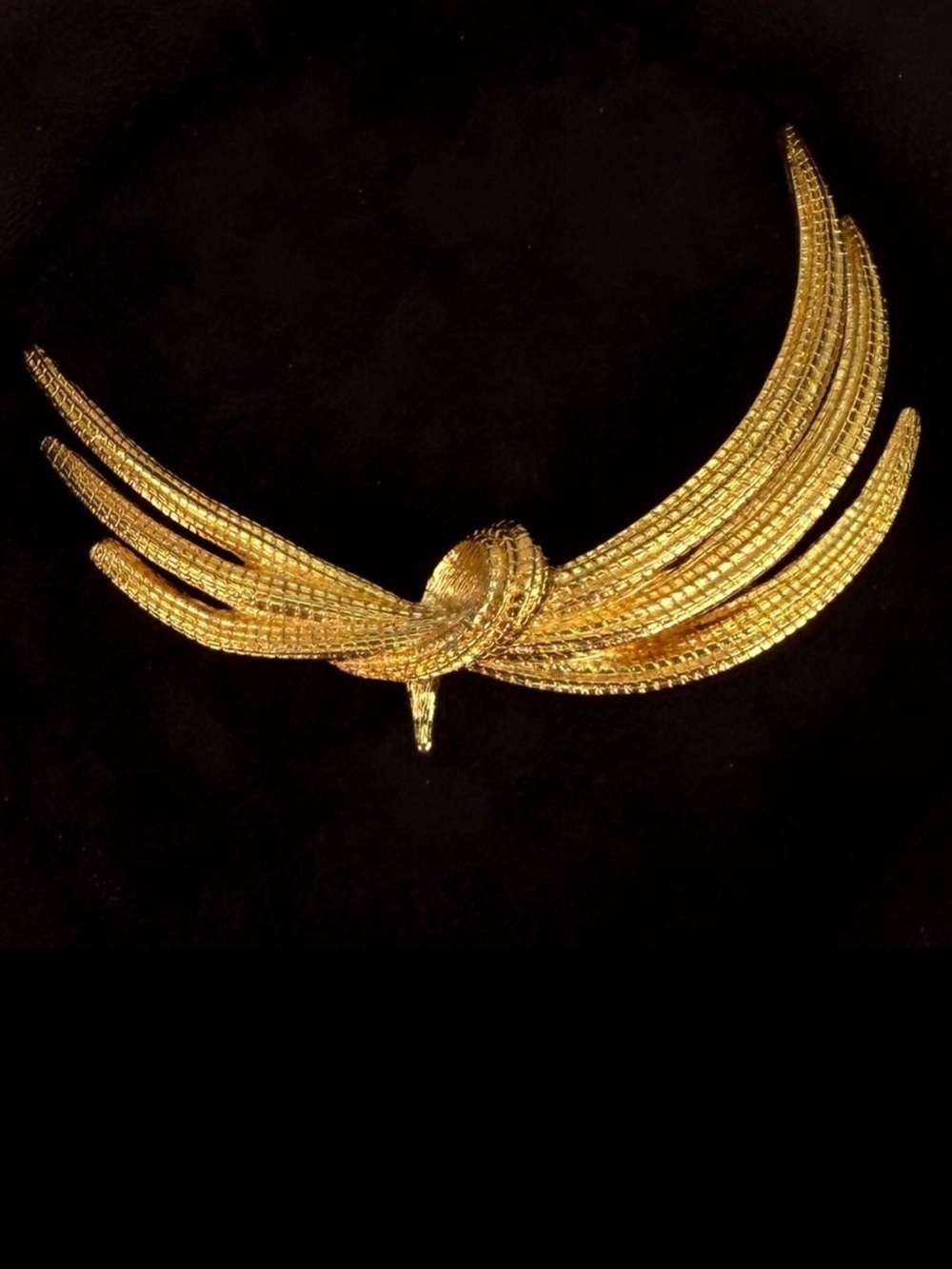 Beautiful, goldtone, vintage Monet, brooch pin